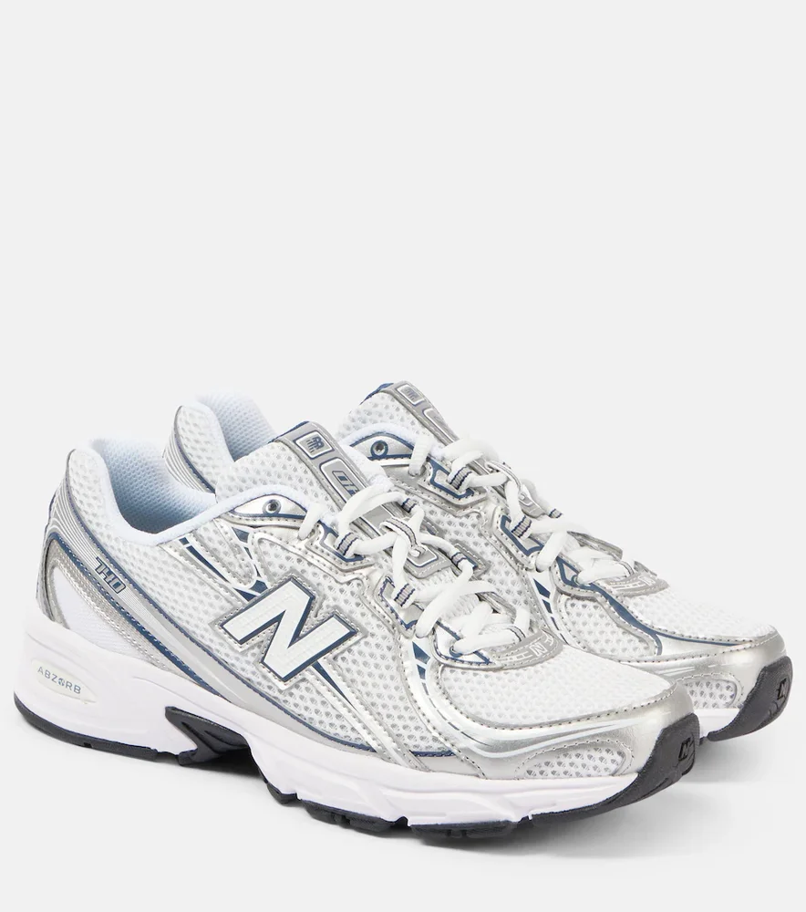 740 mesh-trimmed sneakers