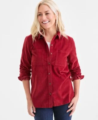 Women's Cotton Corduroy Overshirt