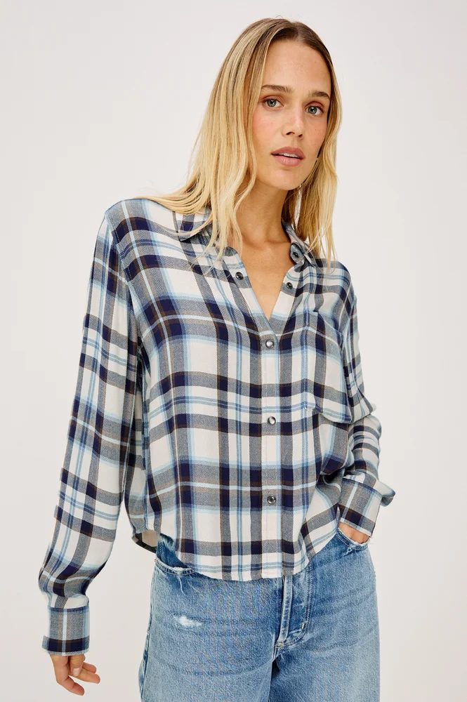 Malin Shirt, Ecru Midnight