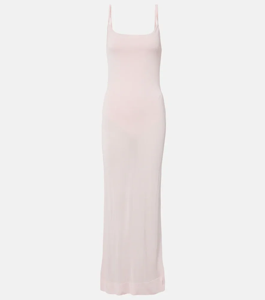 Nodo knitted maxi dress