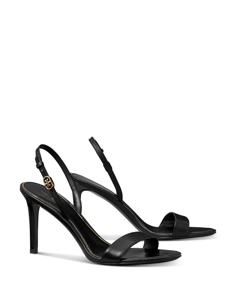 Women's Double T Buckle Heel Sandals