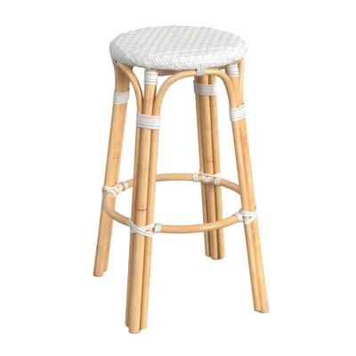 Alastair Hand-Woven Rattan Bar & Counter Stool
