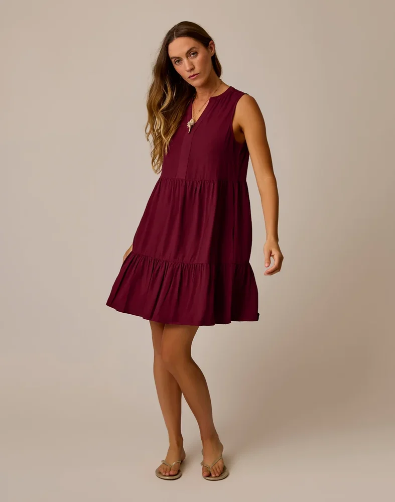 Nellie Dress: Port