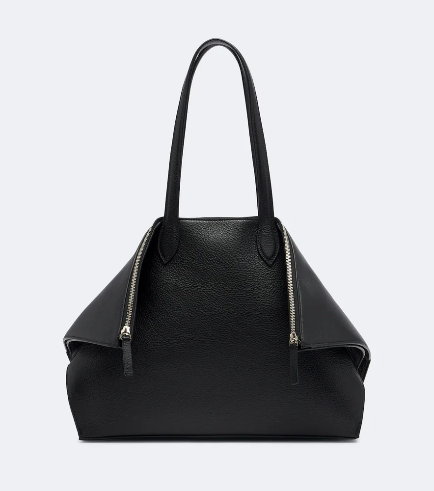 Fold Large leather tote bag