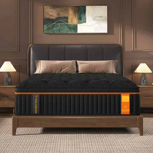 14-inch Euro Top Medium-Firm Hybrid Mattress with Cooling Gel Memory Foam