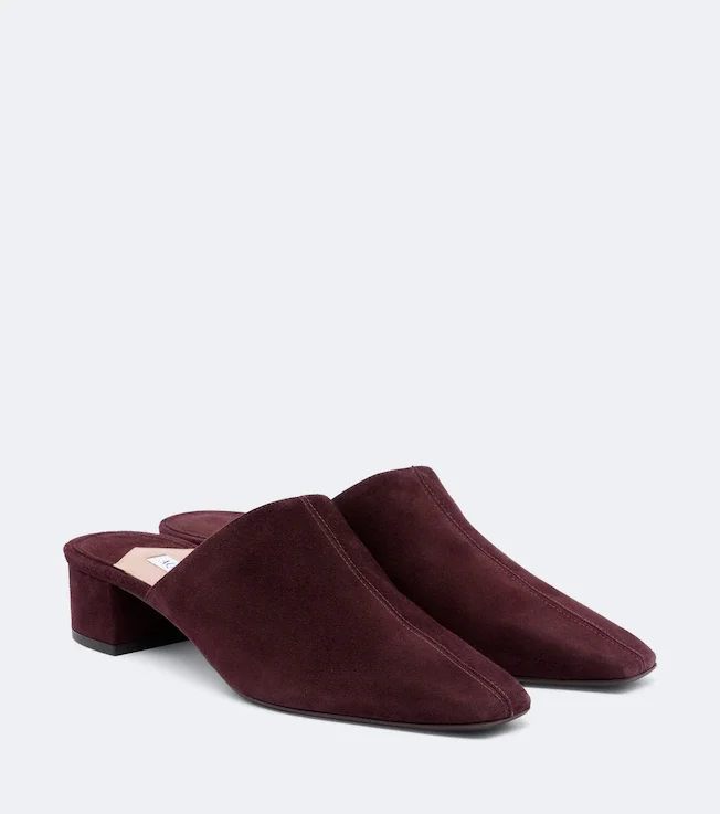 Colbert suede mules