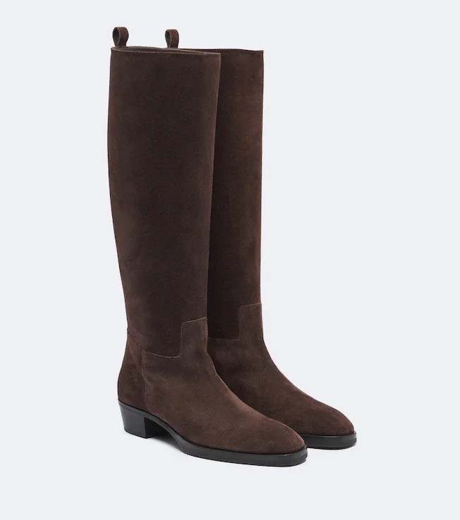 Mave suede leather knee-high boots