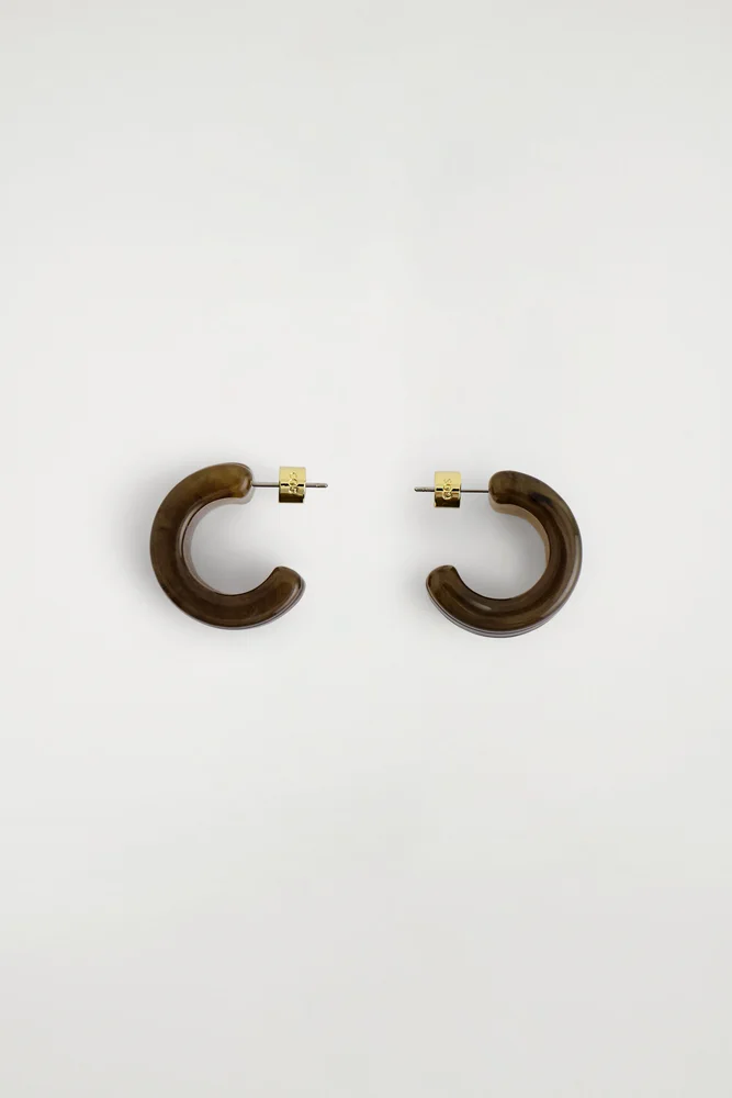 Rippled Hoop Earrings