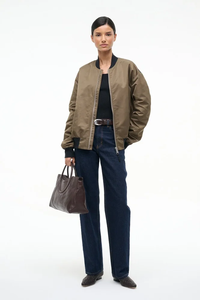 STAUD FALL SPORT 2025 SALE ATHENA JACKET | TRUFFLE
