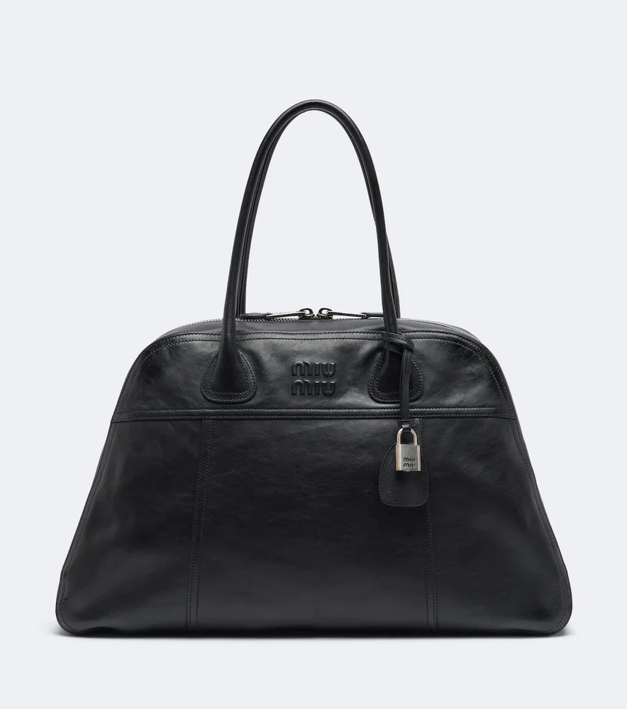 Vivant leather bowling bag