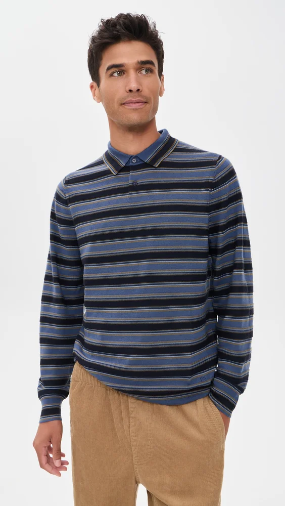 Long Sleeve Polo Sweater