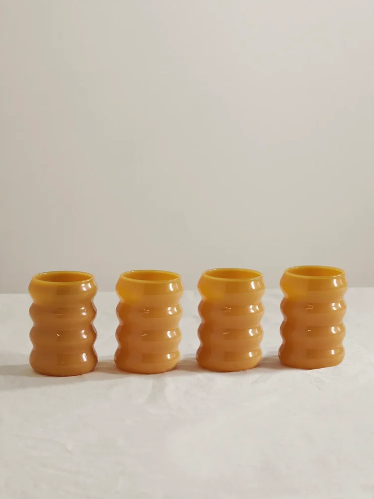 Ripple set of four glasses