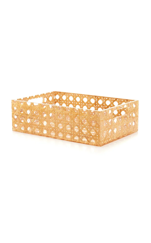 Small Wicker Pocket Tray