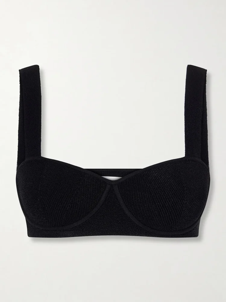 NYX ribbed cropped top