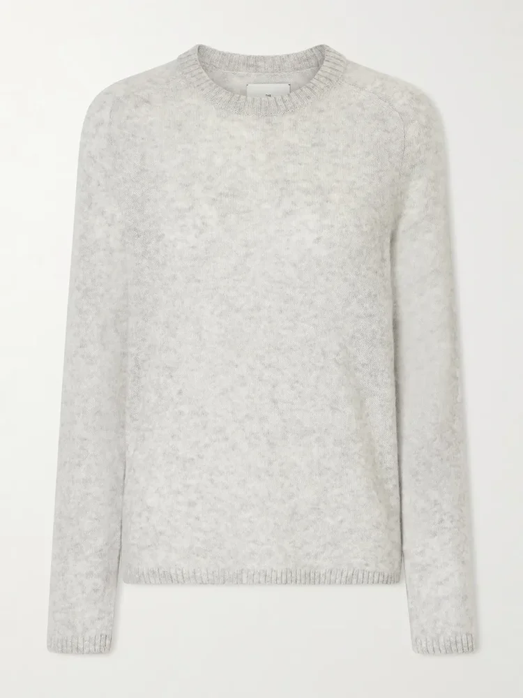 Nimbus Laurel knitted cashmere and silk-blend sweater
