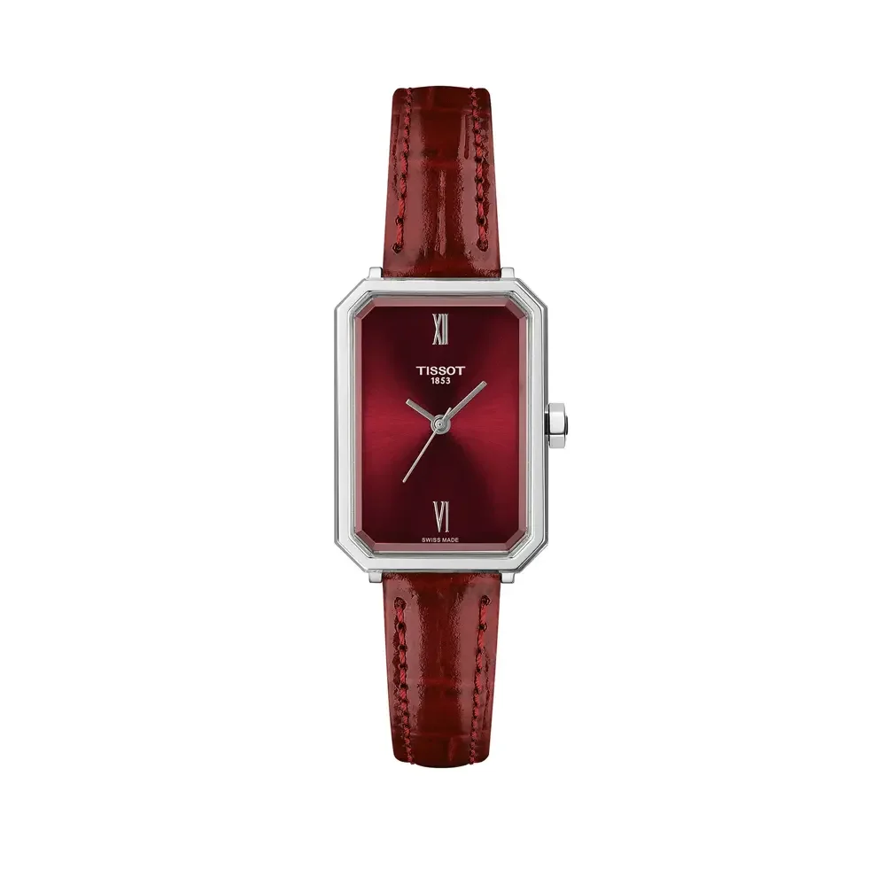 Ladies' SRV Watch in Red Leather