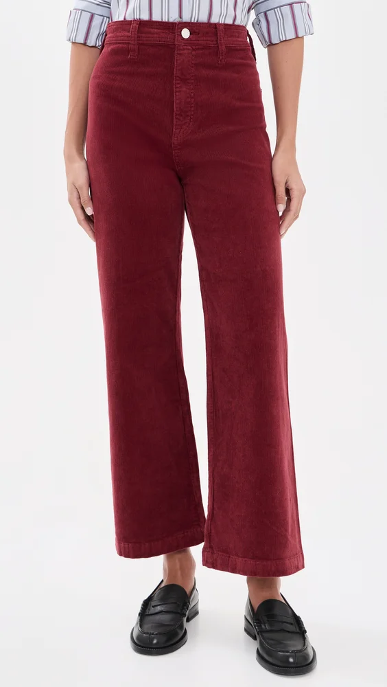 Penny Crop High Rise Corduroy Pants