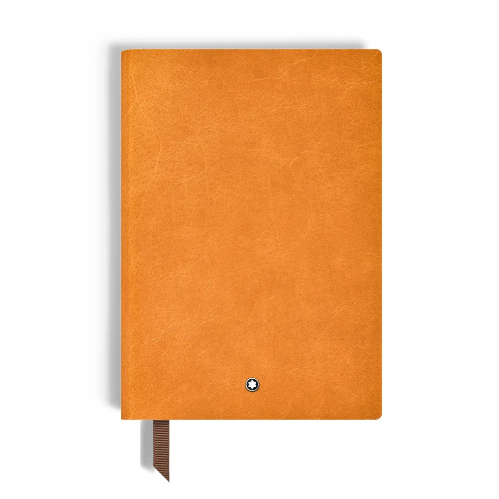 Medium Notebook in Soft Leather, Lined Pages
