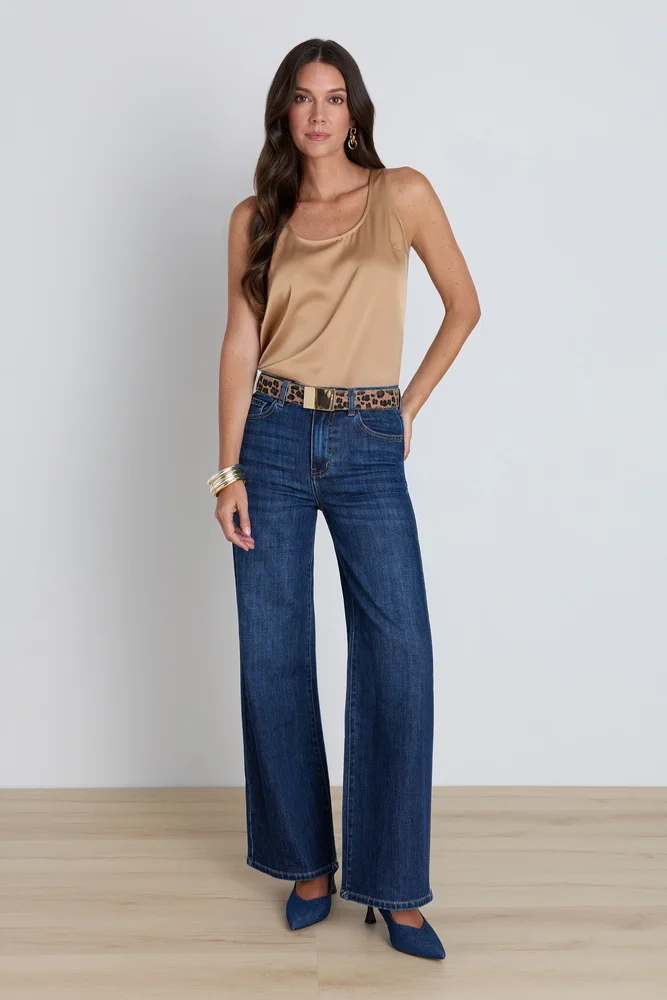 Celeste Slim Palazzo Jean