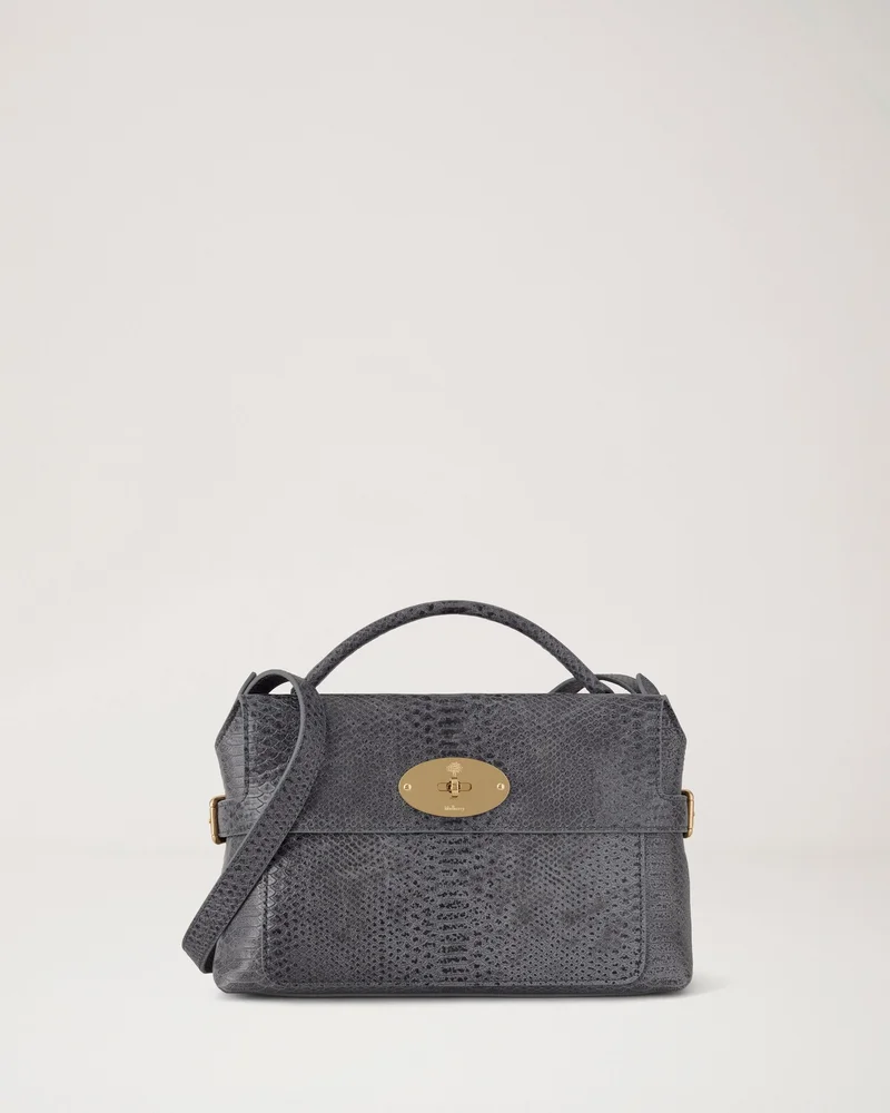 Small Stevie Top-Handle Bag, Foggy Grey