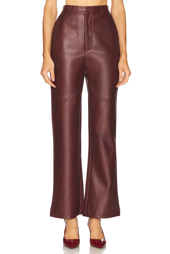 Karson Faux Leather Pant