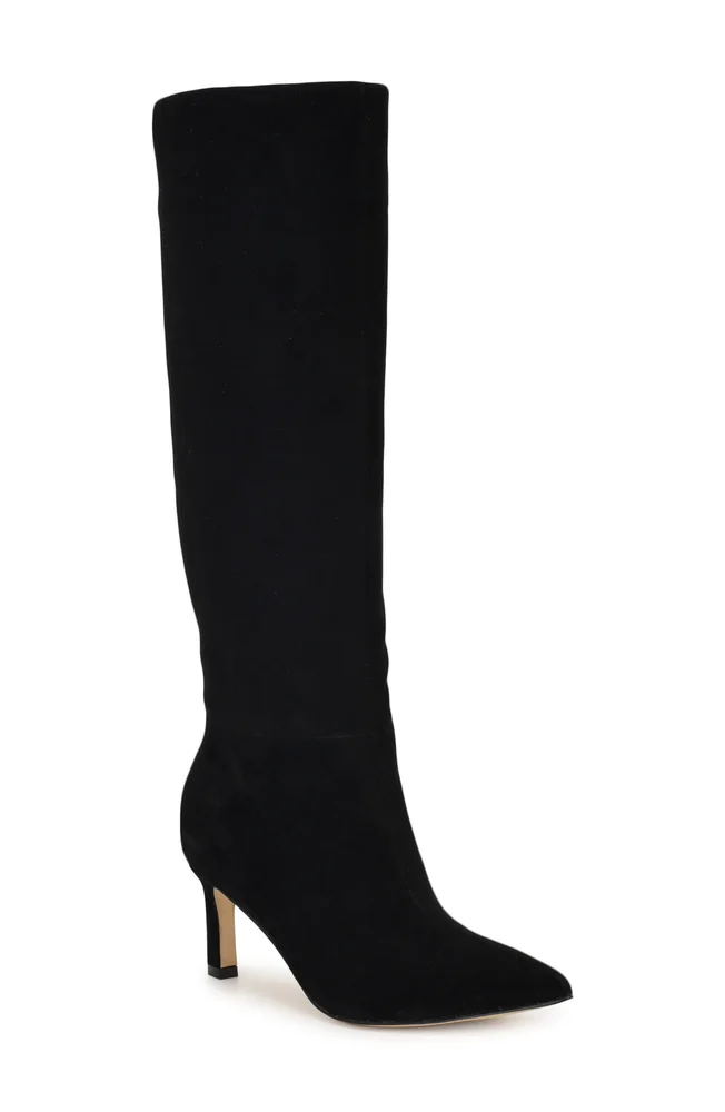 Lorthey Pointed Toe Knee High Boot
