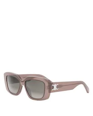 Triomphe Geometric Sunglasses, 55mm