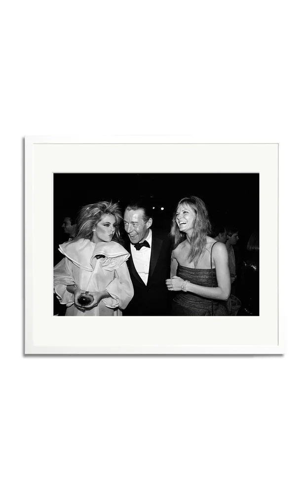 Halston, Cheryl Tiegs and Cornelia Guest Framed Photography Print