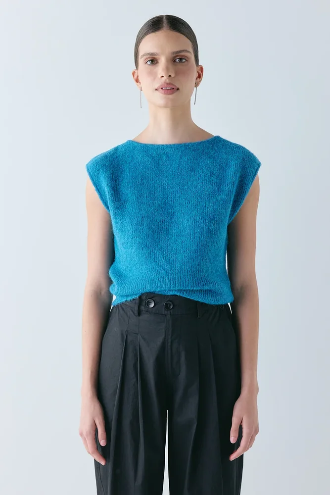 Greta Knit Top Teal