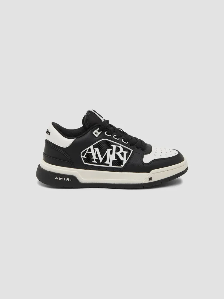 Leather Logo Platform Sneakers