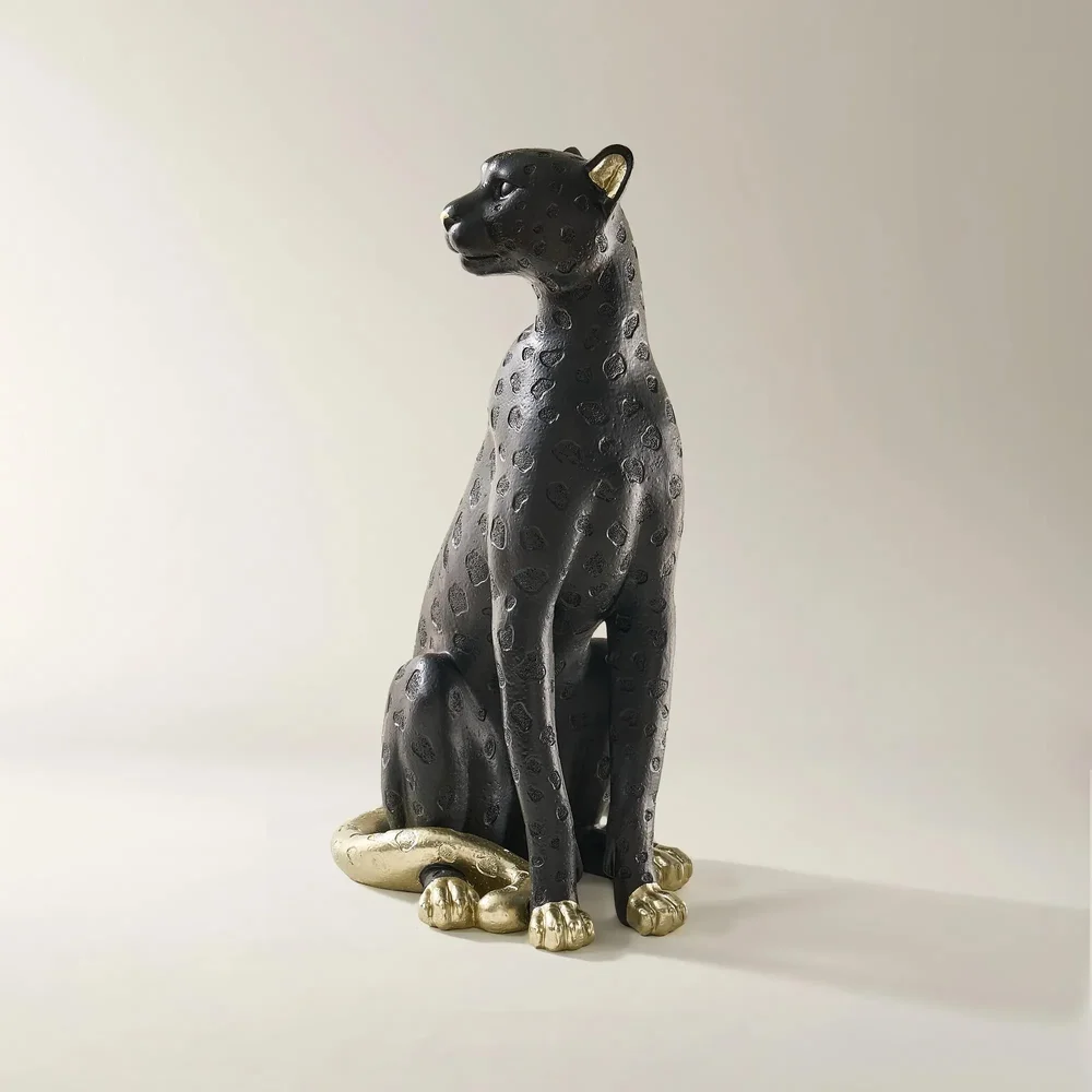 Midnight Leo Black and Gold Object