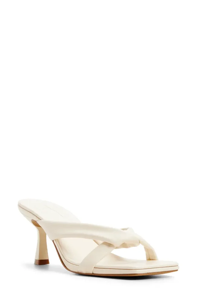 Zenna Faux Leather Kitten Heel Sandal