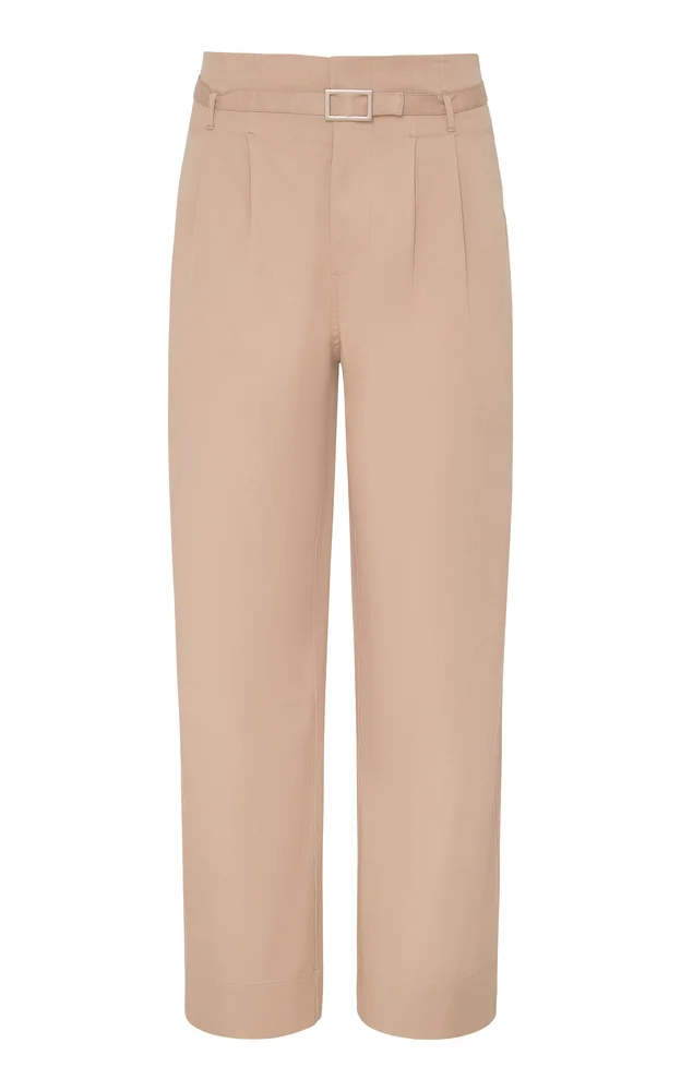 Lyocell-Blend Paperbag Pants