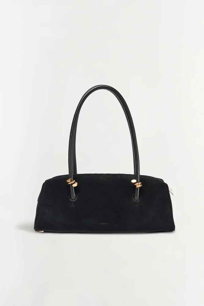 Devon Suede Shoulder Bag