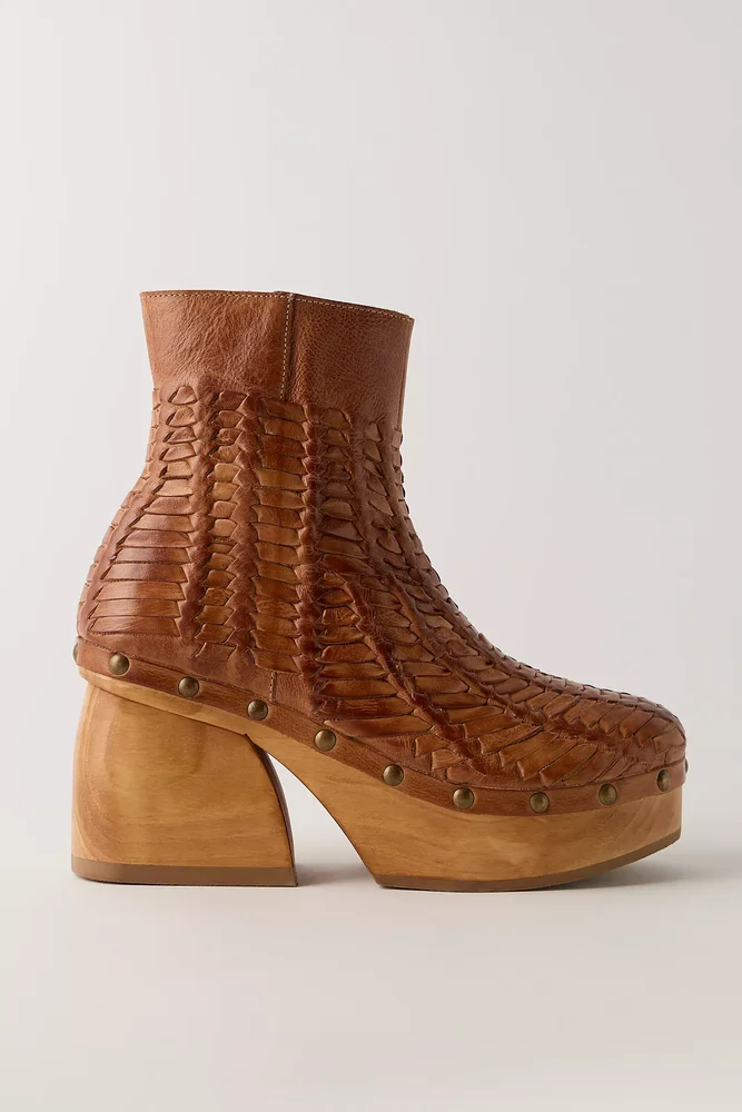 Juna Woven Clog Boots
