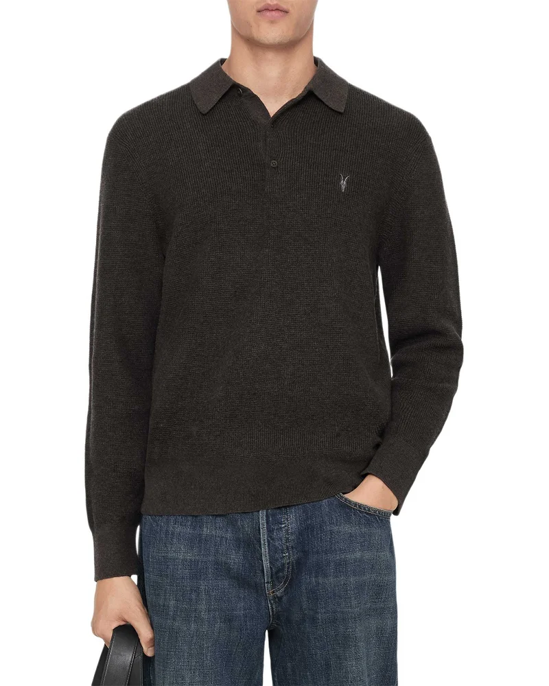 Long Sleeve Polo Sweater