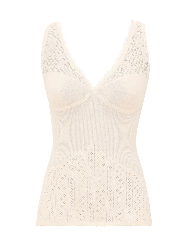 Pointelle Lace Cami