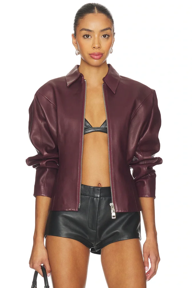 Fitted Leather Jacket