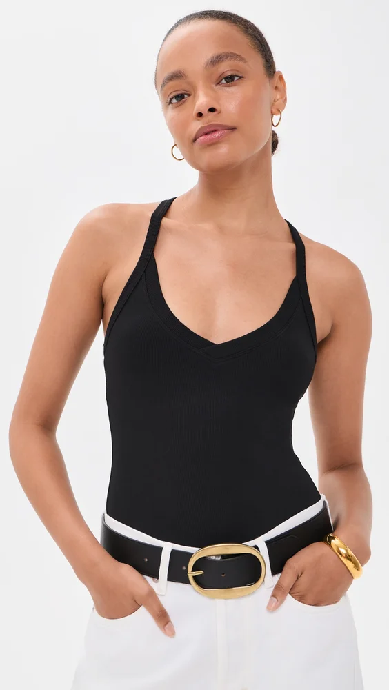 Wrenna Racerback Thong Bodysuit