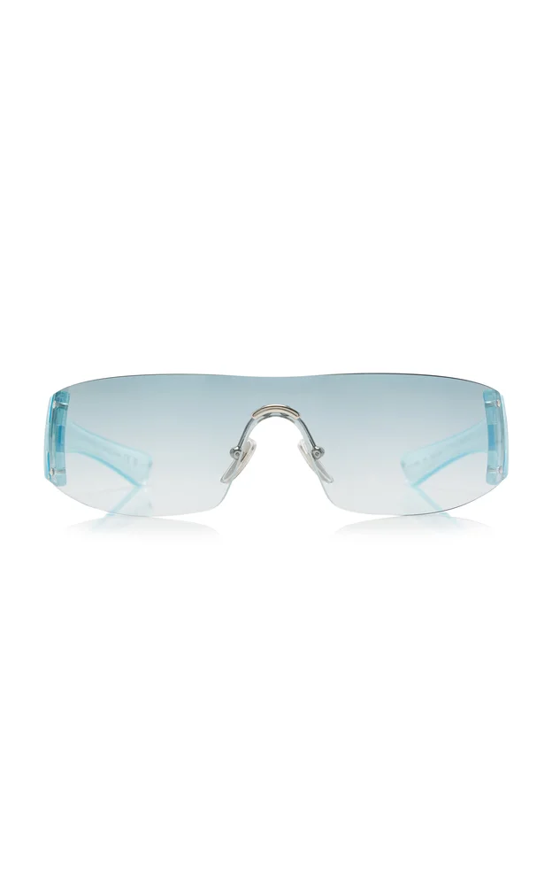 Crystal Mask-Frame Sunglasses