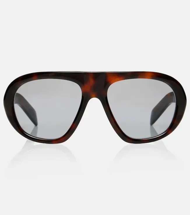 Logo aviator sunglasses