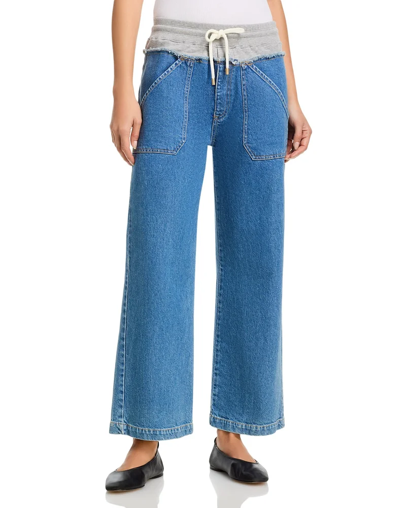 Serena High Rise Ankle Jeans in Horizon/Heather Grey