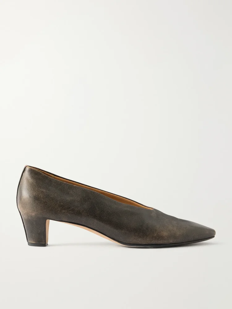 Bri leather pumps