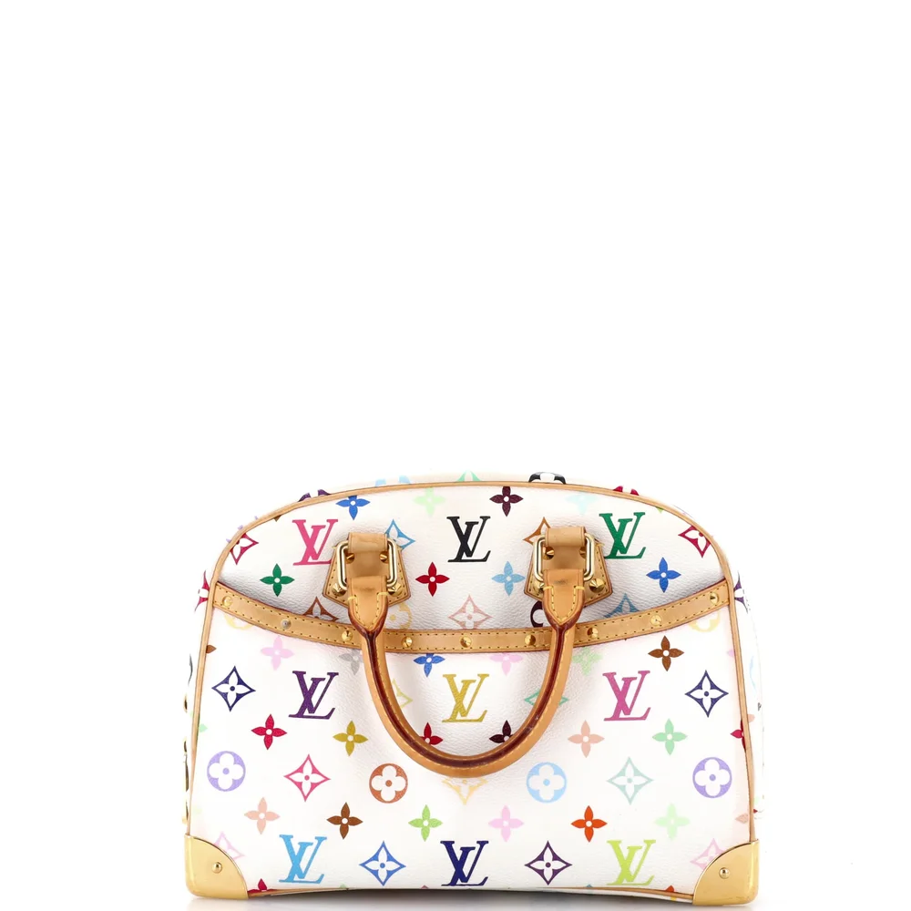 Trouville Handbag Monogram Multicolor, White