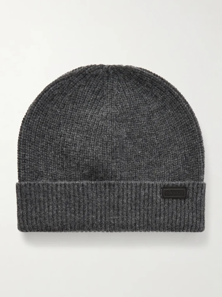 Wool and Cashmere-Blend Beanie