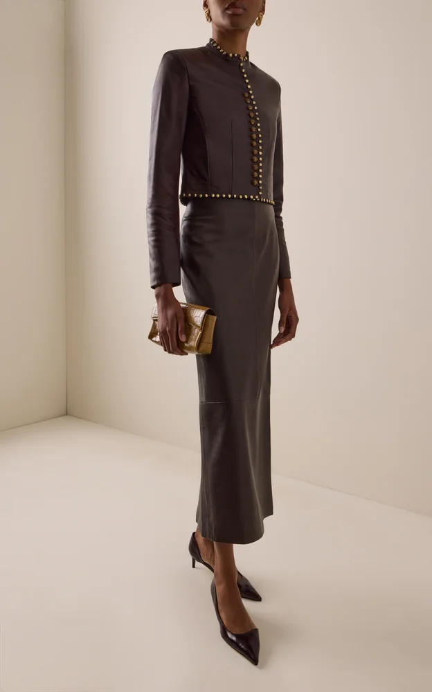 Studded Leather Jacket