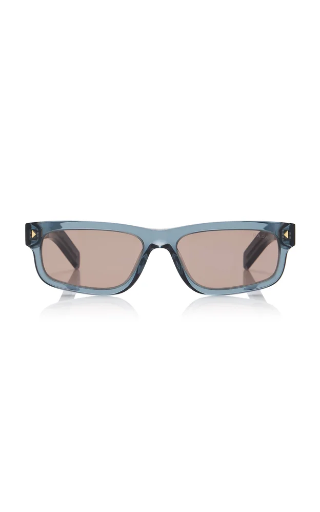 Square-Frame Acetate Sunglasses