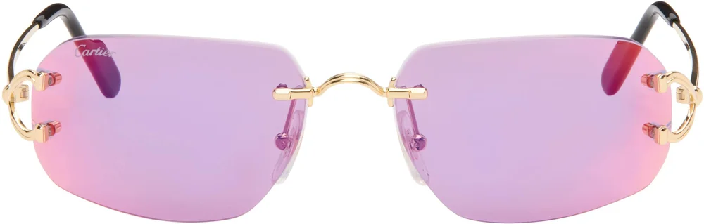 Gold Classic C Motif Sunglasses
