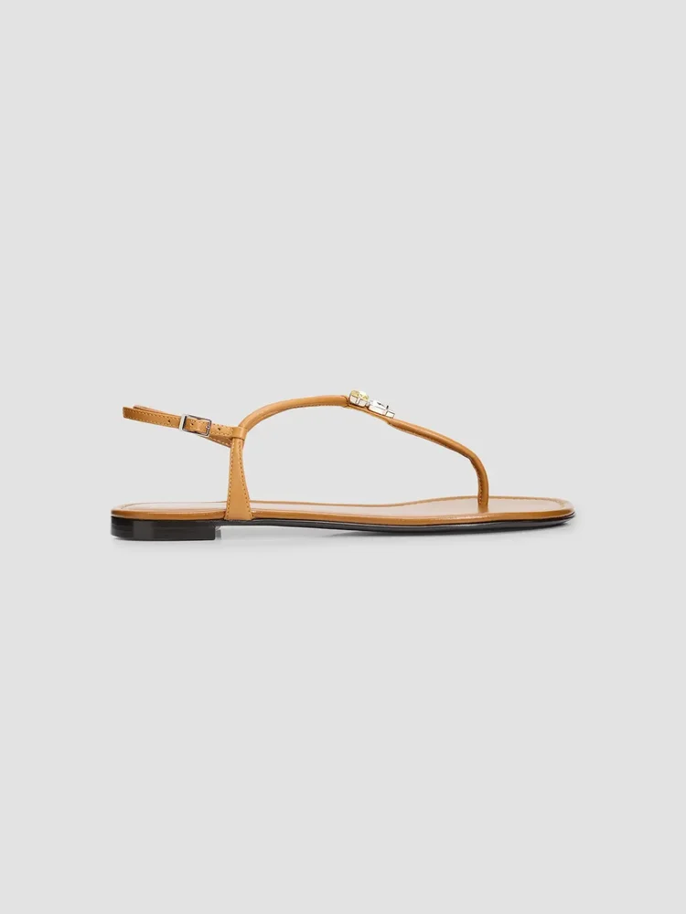 Hobby Leather Thong Sandals