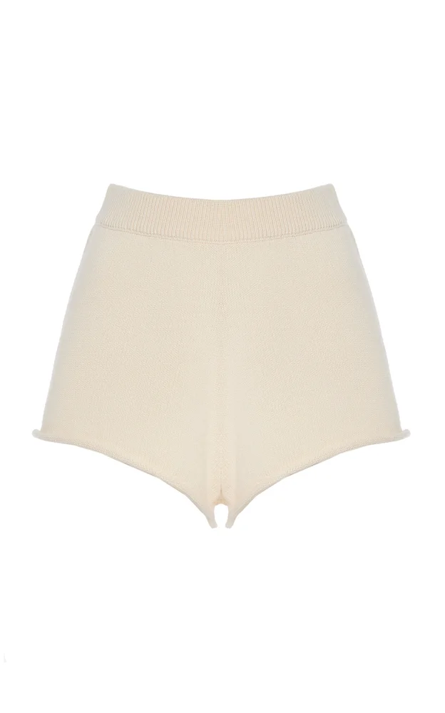 Exclusive Manon Knit Cotton Shorts